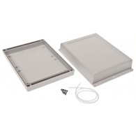 Z46JH ABS - Hermetic enclosure Z46 lightgray with gasket ABS