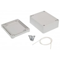 Z54JH ABS - Hermetic enclosure Z54 lightgray with gasket ABS