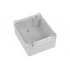 Z54JpH ABS - Hermetic enclosure Z54 lightgray, transparent lid with gasket ABS