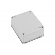 Z54JpH ABS - Hermetic enclosure Z54 lightgray, transparent lid with gasket ABS