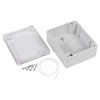 Z54JpH ABS - Hermetic enclosure Z54 lightgray, transparent lid with gasket ABS