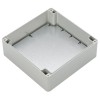 Z54JpH ABS - Hermetic enclosure Z54 lightgray, transparent lid with gasket ABS