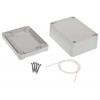 Z56JH ABS - Hermetic enclosure Z56 lightgray with gasket ABS