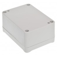 Z56JH TM ABS - Hermetic enclosure Z56 lightgray with gasket & brass bushing ABS