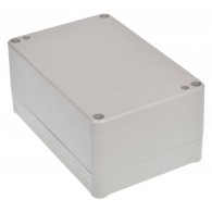 Z57JH TM ABS - Hermetic enclosure Z57 lightgray with gasket & brass bushing ABS