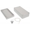 Z58JH ABS - Hermetic enclosure Z58 lightgray with gasket ABS