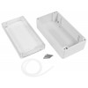 Z58JpH ABS - Hermetic enclosure Z58 lightgray, transparent lid with gasket ABS