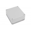 Z59JpH TM ABS - Hermetic enclosure Z59 lightgray, transparent lid with gasket & brass bushing ABS