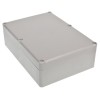 Z74JH TM ABS - Hermetic enclosure Z74 lightgray with gasket & brass bushing ABS