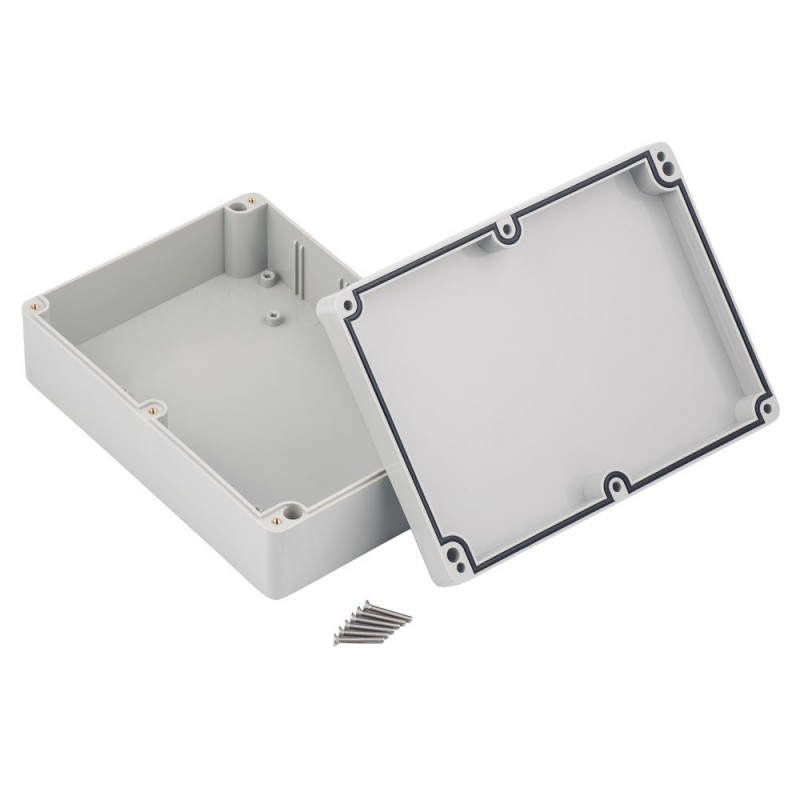 Z74SJ-IP67 TM ABS - Enclosure hermetically sealed Z74 lightgray with brass bushing ABS