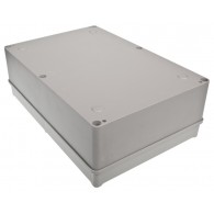 Z95JH TM ABS - Hermetic enclosure Z95 lightgray with gasket & brass bushing ABS