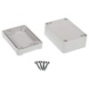 Z96JH TM ABS - Hermetic enclosure Z96 lightgray with gasket & brass bushing ABS