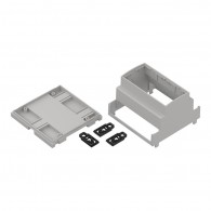 ZD1005J ABS V0 - Din rail enclosure ZD1005 lightgray ABS V0