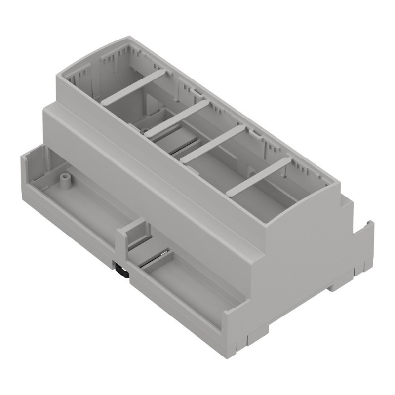 ZD1008J ABS V0 - Din rail enclosure ZD1008 lightgray ABS V0