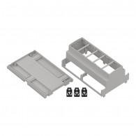 ZD1008J ABS V0 - Din rail enclosure ZD1008 lightgray ABS V0