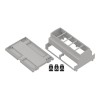 ZD1008J ABS V0 - Din rail enclosure ZD1008 lightgray ABS V0