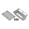 ZD1008J ABS V0 - Din rail enclosure ZD1008 lightgray ABS V0