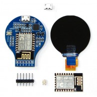 RoundyFi - module with round IPS 1.28" LCD display and ESP-12E
