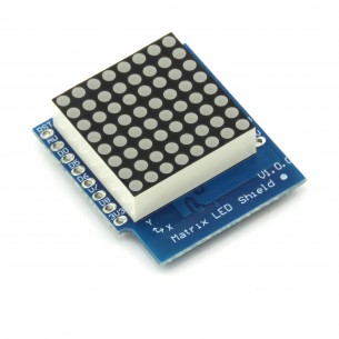 Module with an 8x8 LED matrix for Wemos D1 Mini