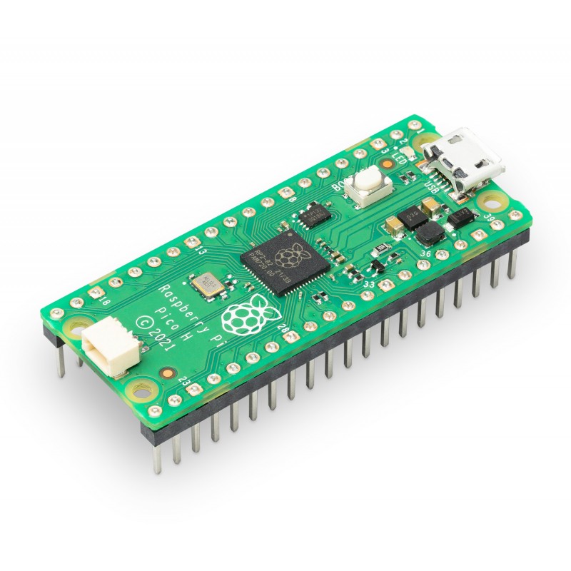 Raspberry Pi Pico H - płytka z mikrokontrolerem Raspberry Silicon RP2040
