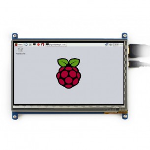 Wyświetlacz dotykowy Waveshare  LCD 7" (C) 1024×600 HDMI do Raspberry Pi rev3.1