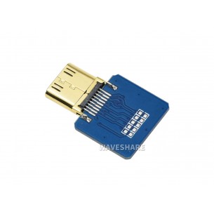 Mini HDMI Adapter Horizontal - adapter mini HDMI (prosty)