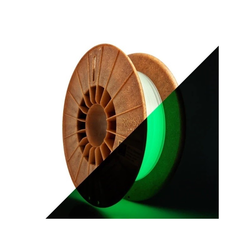 Filament ROSA3D PET-G Standard 1.75mm Glow in the Dark Green