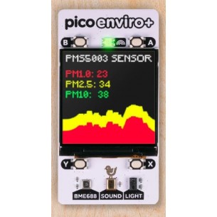 Pico Enviro+ Pack - module with environmental sensors for Raspberry Pi Pico/Pico W