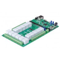 16 Channel Ethernet Relay Module - module with 16 12V relays and Ethernet communication