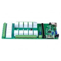 16 Channel Ethernet Relay Module - module with 16 24V relays and Ethernet communication
