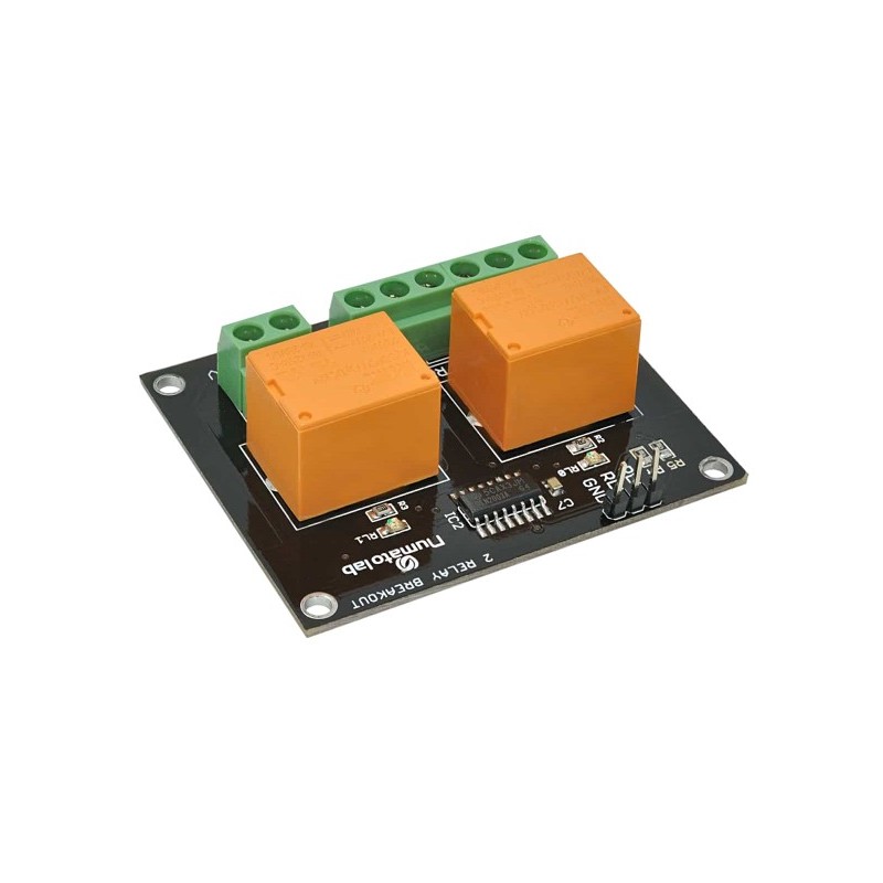 2 Channel Relay Controller Board - module with 2 relays