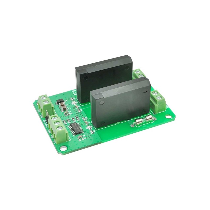 2 Channel Solid State Relay Controller Board - module with 2 SSR DC relays