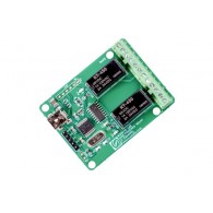 2 Channel USB Powered Relay Module - a module with 2 relays and a USB interface