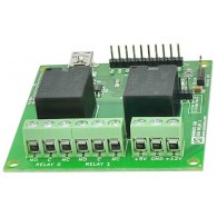 2 Channel USB Relay Module - a module with 2 relays and a USB interface