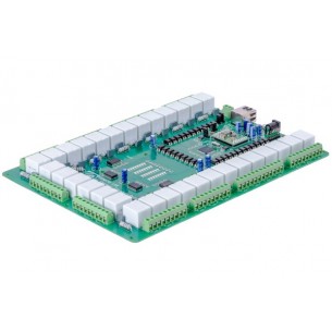 32 Channel Ethernet Relay Module - moduł z 32 przekaźnikami 12V i komunikacją Ethernet