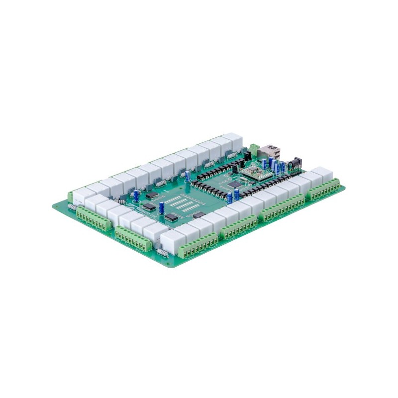 32 Channel Ethernet Relay Module - module with 32 12V relays and Ethernet communication