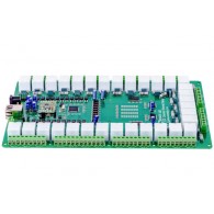 32 Channel Ethernet Relay Module - module with 32 12V relays and Ethernet communication