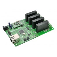 4 Channel Ethernet Solid State Relay Module - module with 4 SSR AC relays and Ethernet communication