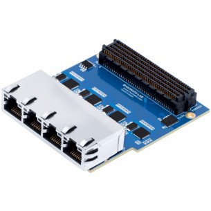 4 Port Gigabit Ethernet FMC Module - 4-channel Ethernet module with RTL8211E
