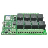 8 Channel Bluetooth Relay Module - module with 8 12V relays and Bluetooth communication