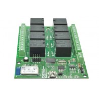 8 Channel Bluetooth Relay Module - module with 8 12V relays and Bluetooth communication