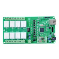 8 Channel Ethernet Relay Module - module with 8 24V relays and Ethernet communication