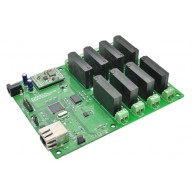 8 Channel Ethernet Solid State Relay Module - module with 8 SSR DC relays and Ethernet communication