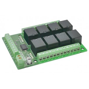 8 Channel Relay Controller Board - moduł z 8 przekaźnikami