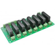 8 Channel Solid State Relay Controller Board - module with 8 SSR DC relays