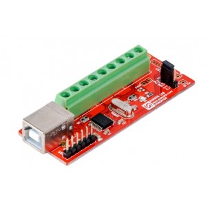 8 Channel USB GPIO Module - 8-channel IO expander with USB communication (Pull-Up)