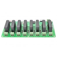 8 Channel USB Solid State Relay Module - module with 8 SSR AC relays and USB communication