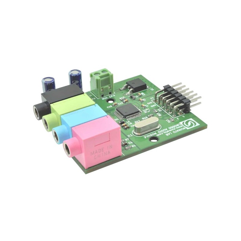 LM4550 AC'97 Stereo Audio Codec - audio expansion module with AC'97 LM4550 codec