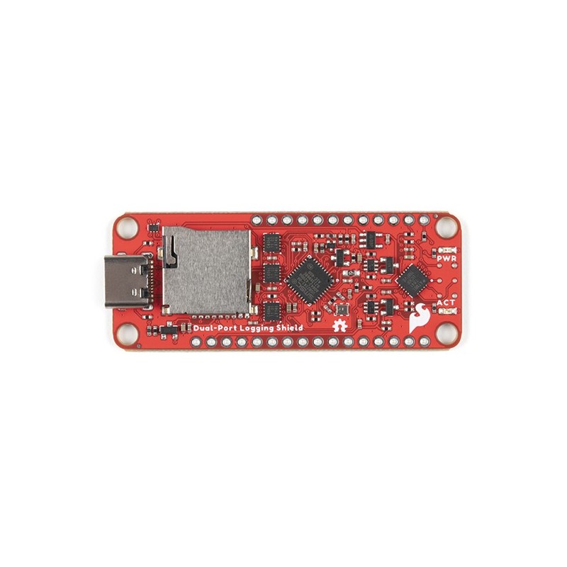 Thing Plus Dual-Port Logging Shield - реєстратор даних картки microSD