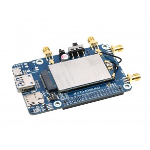 RM502Q-AE 5G HAT (EU) - kit with module 5G/GNSS RM502Q-AE for Raspberry Pi + case